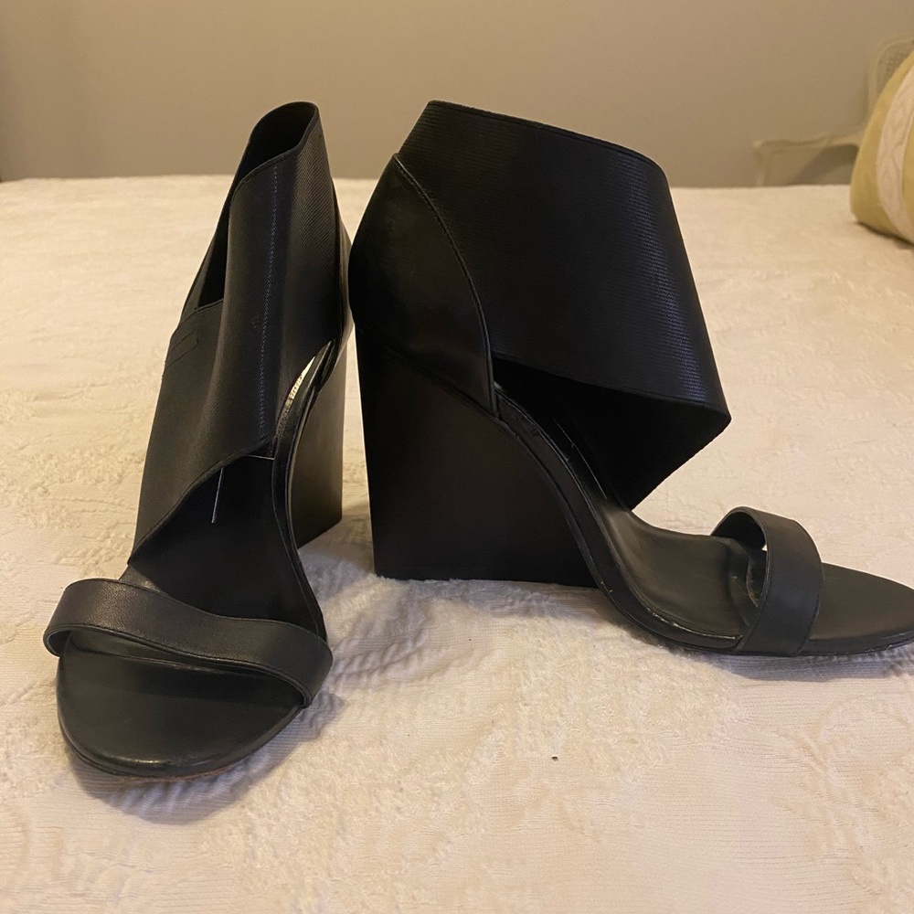 Dolce Vita Open Toe Wedge - Orella Elastic Ankle strap